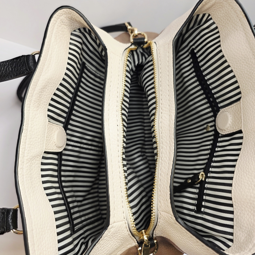 Kate Spade Black & Toasty Pebbled Leather Jackson Street Octavia Crossbody - Picture 11 of 15